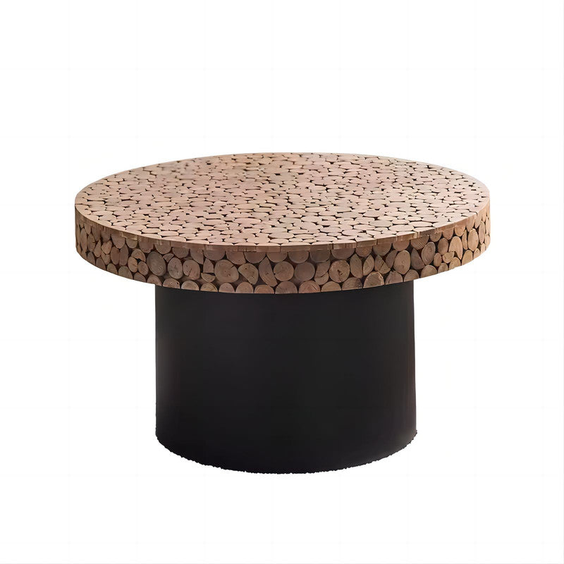 Farmhouse Style Solid Wooden End Table Living Room Coffee Table