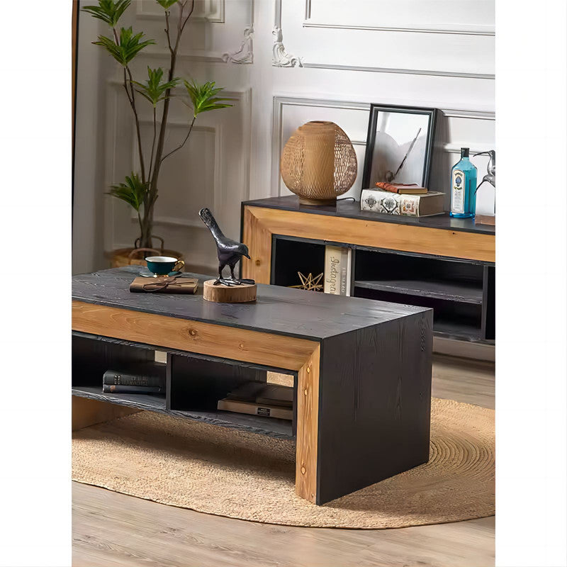 Elegant Furniture Living Room Solid Wood Coffee Table
