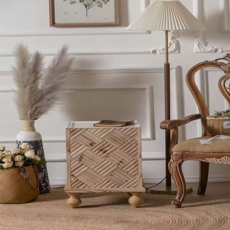 Pine Wooden Furniture Living Room Side Table
