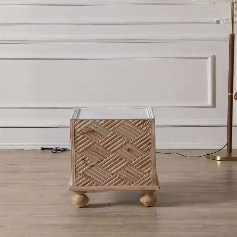 Pine Wooden Furniture Living Room Side Table