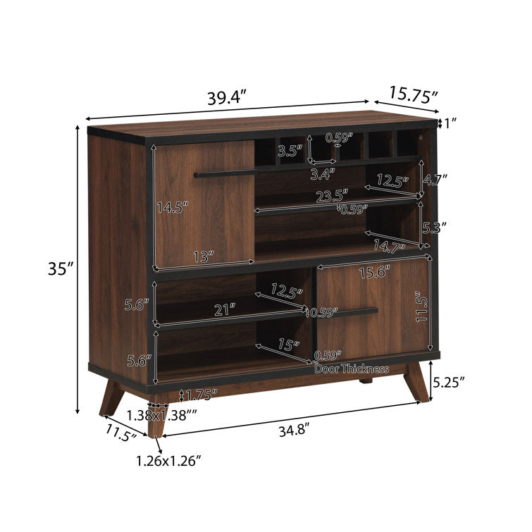 Audrien 39.4'' Bar Cabinet