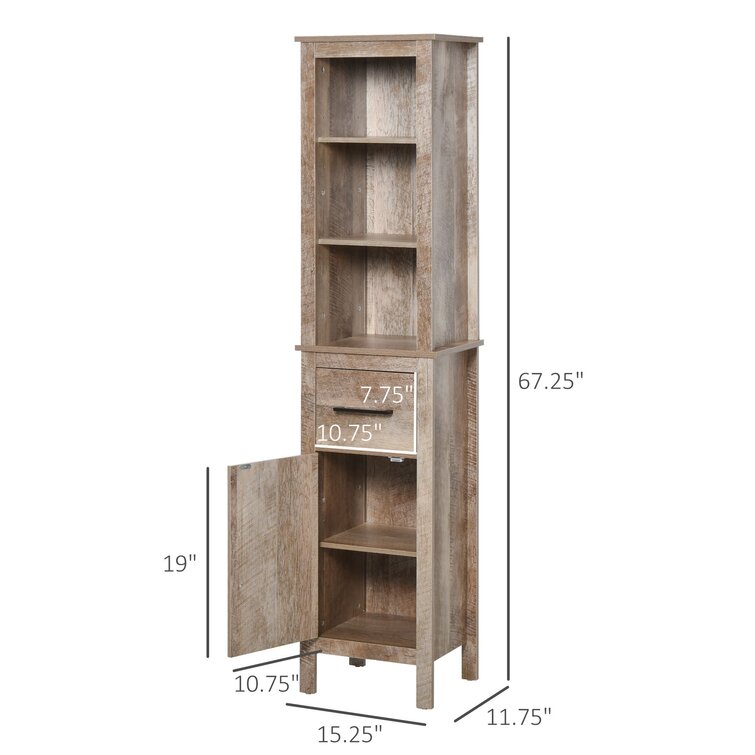 Homead Freestanding Linen Cabinet
