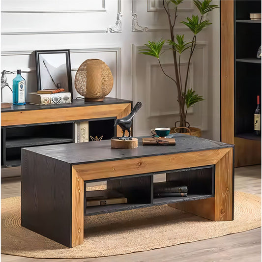 Elegant Furniture Living Room Solid Wood Coffee Table