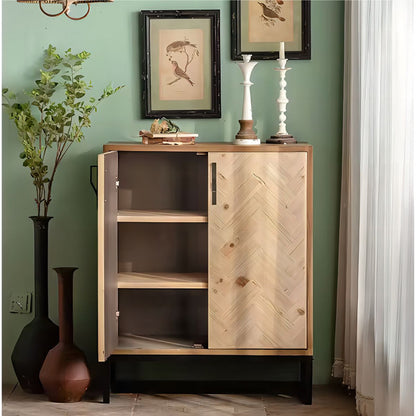 Solid Wood Storage Sideboards Buffet Side Cabinets